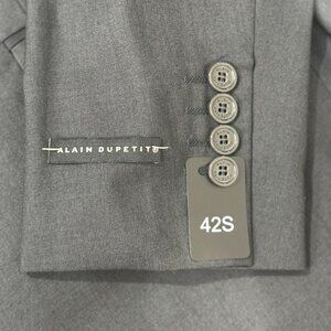 2 - Alain Dupetit 42S Navy Blue and Charcoal Suits
